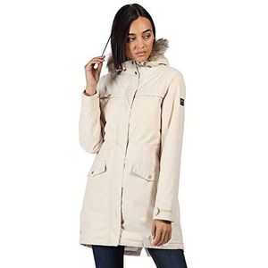 Westlynn Water Repellent High Shine Fabric Thermoguard Insulation Taffeta Lined Luxury Faux Fur Trim Coat