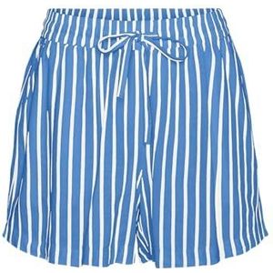 VERO MODA Dames Vmlinn WVN Noos Shorts, Marina/Stripes: olga sneeuwwit, XS