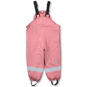 Sterntaler Peuter Unisex regenbroek kinderen drager regenbroek gevoerd - waterdicht met drukknop en gelaste naden - roze, roze, 128 cm