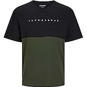 JACK & JONES Junior - T-shirt - Groen - Katoen - Relaxed Fit