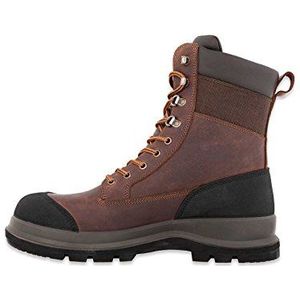 Carhartt Detroit 8 Inch Rugged Flex Waterdichte S3 Veiligheidsschoen unisex werkschoen. voor heren, donkerbruin, 45 EU