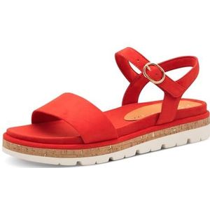 MARCO TOZZI - 2-28404-44 - Damessandalen - Oranje - Kunstleer