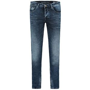 GARCIA Heren Jeans Savio Slim Fit, blauw, 32