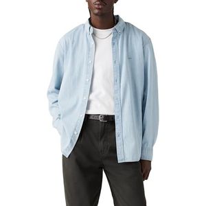Levi's - Authentic Button Down Overhemd - Andre Light Wash - Katoen - Ruime Pasvorm