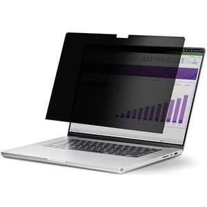 StarTech.com 16-inch MacBook Pro 21/23 Laptop Privacy Filter, Anti-Glans Security Filter, Verwijderbaar en Omkeerbaar, Screen Protector