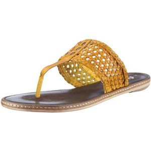 s.Oliver Dames Casual Flip Flops, 5, Geel Gelb Geel 600, 36 EU