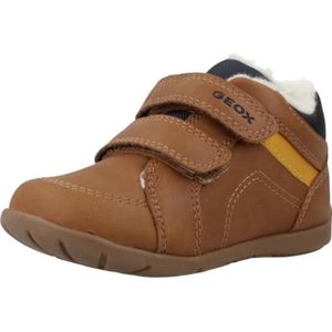 Geox Babyjongens B Elthan Boy A Sneakers, bruin, 19 EU