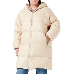 True Religion Dames Hoodie NO Down Parka, Zand, Standaard