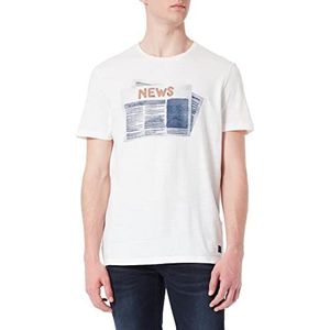 Blend Heren 20713224 T-shirt, 110602/Snow White, S