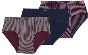 3er-Pack Herren-Slips mit Öffnung „Essential Print“ A0090