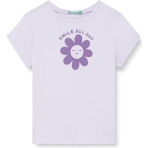 United Colors of Benetton T-shirt voor meisjes en meisjes, kaasjeskruid 26, 1 jaar