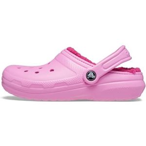 Crocs Jongens Unisex Kids Classic gevoerde klomp K, Taffy Pink, 1 UK Kind, Taffy Roze