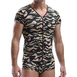 Modal Fibre V-SHIRT - Black Nitro - 1011DX - heren Gr. L donkerbruin