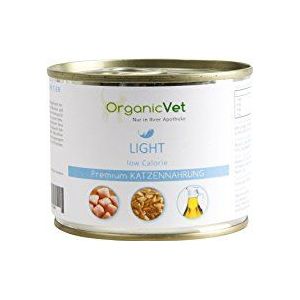 ORGANICVET Katten natvoer Veterinary Light, verpakking van 6 (6 x 200 g)