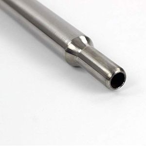 Extended Titanium Zadelpen voor BROMPTON Fiets 600mm Zilver