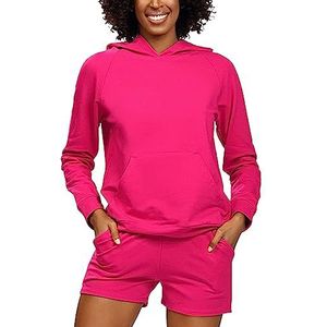 DKaren Dames joggingpak set katoen coco kleding, roze, XL