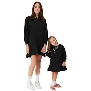 Trendyol Mini-bodycon-jurk voor dames, Zwart, 60