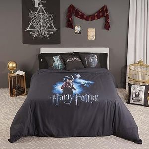 Belum Harry Potter dekbedovertrek voor 90 cm brede bedden, afmetingen: 155 x 220 cm, model: Harry Potter VS Voldemort