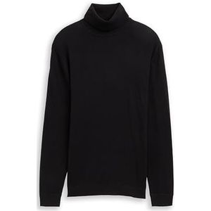 TOM TAILOR - Trui - Zwart - Knitwear - Col