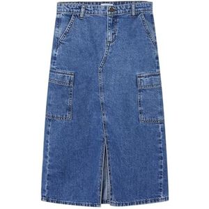 Rok - Denim - Effen - 3/4 Lengte