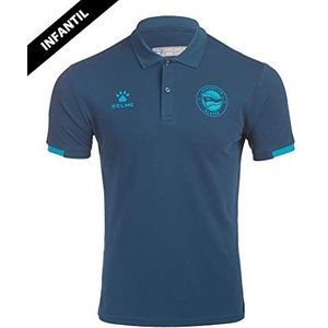 Sportief poloshirt voor wandelingen, officieel, voor kinderen, 20/21, uniseks, kinderen, blauw, 6 jaar