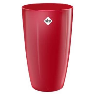 Elho Brussels Diamond Rond Hoog 40 - Bloempot - Lovely Red - Binnen - Ø 39 x H 71.5 - Created with nature in mind