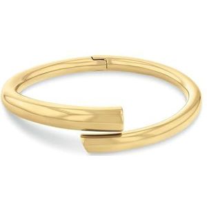 Calvin Klein Dames CK SPIRAL collectie armband in geel goud - 35000763, Eén maat, Roestvrij staal, Geen edelsteen