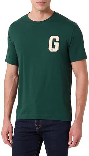 GANT - Shirt - Beige - Normale Pasvorm - Kwartmouw