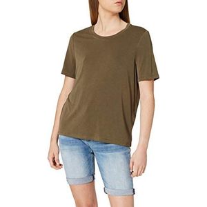 Object Dames Objannie S/S Noos T-shirt, Forest Night, L