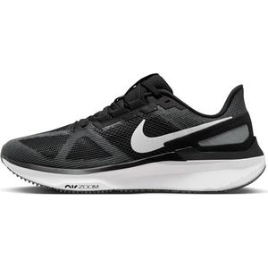 Nike Air Zoom Structure 25 Herensneakers, zwart/wit-ijzergrijs, 48,5 EU, Zwart Wit Iron Grey, 48.5 EU