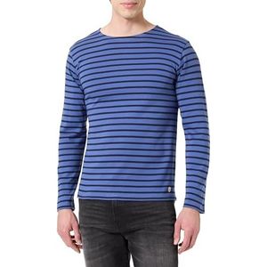 Armor Lux Heritage Dikke Katoenen Lange Mouw Zeeman Sweater, Donker/Marine Deep, M