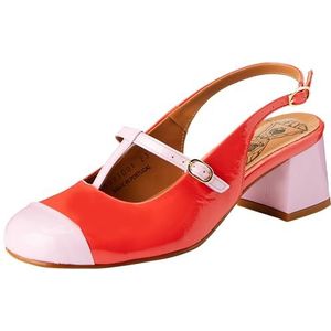 Fly London Dames SOLN083FLY schoenen, roze/scharlaken, 6 UK, Roze Scarlet, 36 EU