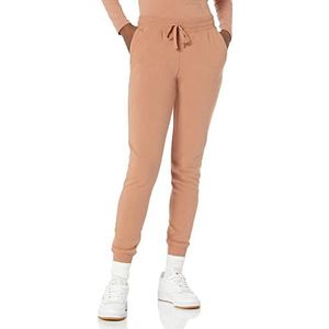Amazon Essentials Fleece joggingbroek voor dames (verkrijgbaar in grote maten), lichtbruin, XXL