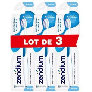 Zendium Tandenborstel zachte volledige bescherming – willekeurige kleurkeuze – set van 3