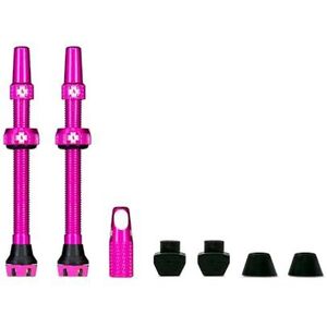 Muc-Off Unisex roze Tubeless Presta, 60 mm-Premium geen lek fiets geïntegreerd ventiel Core Removal Tool