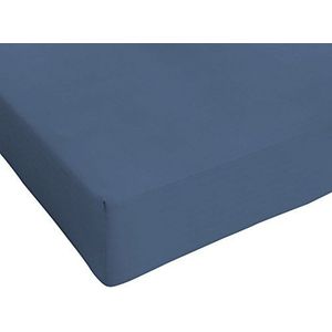 Max Color Bedlaken met hoeken van 25 cm, Avio, 2-zits