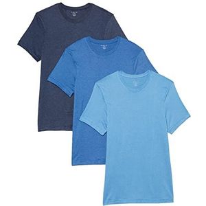 Evolve Baselayer voor heren, Navy Heather/Denim Heather/Blauw Heather, S