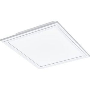 EGLO Access Salobrena-A Led-plafondlamp, 1 vlam, led-plafondlamp van aluminium en kunststof, wit, met afstandsbediening, kleurtemperatuurverandering (warm, neutraal, koud), dimbaar, l x b 30 cm