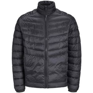 JACK&JONES PLUS Jjesprint Puffer Collar Noos Pls gewatteerde jas voor heren, zwart, 5XL