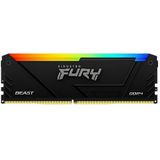 Kingston FURY Beast RGB 16GB 2666MT/s DDR4 CL16 DIMM Desktop werkgeheugen KF426C16BB12A/16