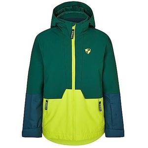 Ziener AZAM Ski-jas voor jongens, winterjas, waterdicht, winddicht, warm, bitter citroen, 104