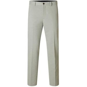 Selected Homme - Kostuumbroek - Zwart - Slim Fit - Knoop en Ritssluiting