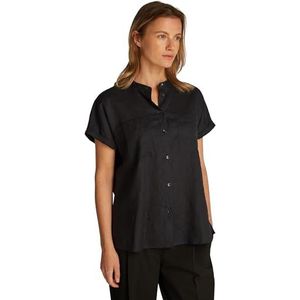 Tommy Hilfiger - Blouse - Blauw - 100% Linnen