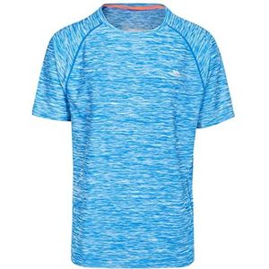 Trespass Heren sneldrogend T-shirt Gaffney, Bright Blue Marl, XXS, MATOTSN10001_BUMXXS