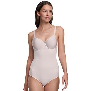 Susa Body voor dames met beugels, comfortabele body met cups van zacht spacer-materiaal, voorgevormde bodyshaper, ideaal ademend vermogen en hoge stabiliteit