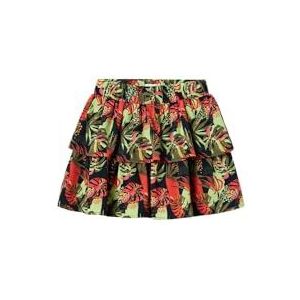 NAME IT Nkfvinaya rok FFF Noos rok voor meisjes, Dark Sapphire/Print: tropical, 158