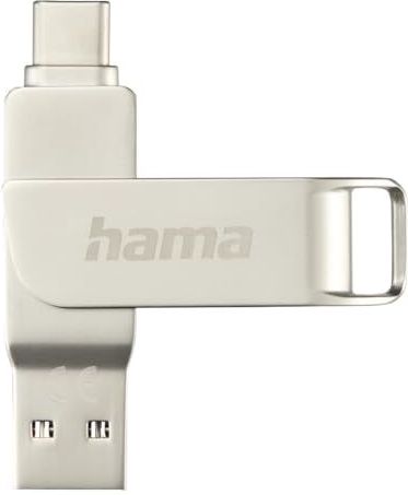 Hama C-Rotate Pro USB flash drive 256 GB USB Type-A / USB Type-C 3.2 Gen 1 (3.1 Gen 1) Zilver