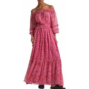 Pepe Jeans Marlene jurk voor dames, roze (Engelse roze roze), L, Roze (Engels Rose Roze), L