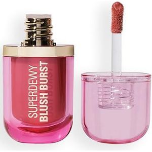 Makeup Revolution - Superdewy Blush Burst - Vloeibare Blush Tint - Cool Pink - 4.2 ml