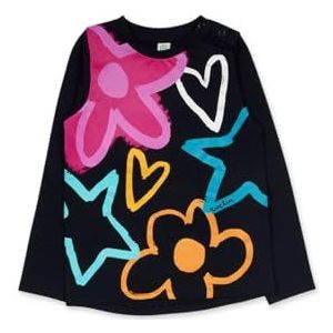 Tuc Tuc T-shirt voor meisjes, Zwart, 9 Maanden